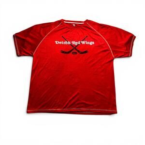 Detroit Red Wings NHL Performance T-Shirt Red Men’s 2XL NHL Graphic Athletic Tee